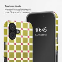 Selencia Coque arrière Vivid avec MagSafe Apple iPhone 17 - Check This Olive