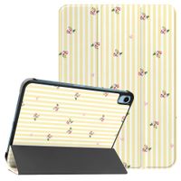 imoshion Coque tablette Design Trifold Apple iPad 11 (2025) 11 pouces A16 / iPad 10 (2022) 10.9 pouces - Garden Stripes