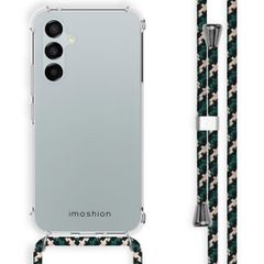imoshion Coque arrière transparente avec cordon Samsung Galaxy A54 (5G) - Green Multi Color