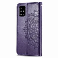 Etui de télephone portefeuille Mandala Samsung Galaxy A51 - Violet