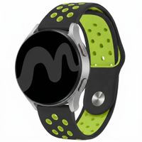 imoshion Bracelet sport en silicone  - Connexion universelle 18 mm - Black & Lime