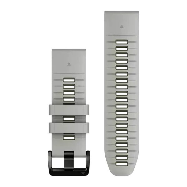 Garmin Bracelet QuickFit® en silicone  - Connexion Garmin 26 mm - Fog Gray / Moss