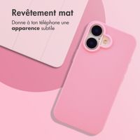imoshion Coque Couleur Apple iPhone 16 - Bubblegum Pink