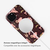 Selencia Coque arrière Vivid avec MagSafe Apple iPhone 15 - Autumn Muse