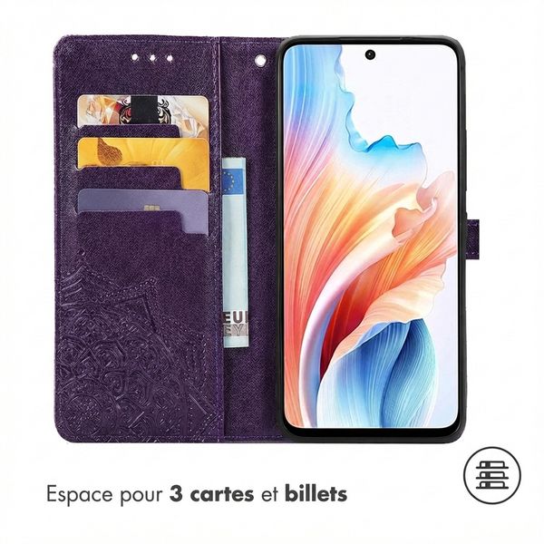 imoshion Etui de télephone Mandala Oppo A79 - Violet