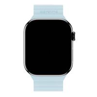 Holdit Bracelet en silicone magnétique Apple Watch | 44/45/46/49 mm - Mineral Blue / Grey