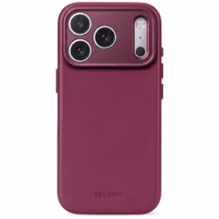 Decoded Coque en cuir MagSafe Apple iPhone 18 Pro / 17 Pro - Aubergine