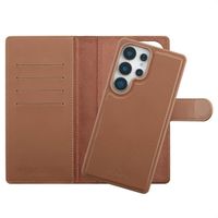 Selencia Étui portefeuille amovible Olyn avec MagSafe Samsung Galaxy S25 Ultra - Marron