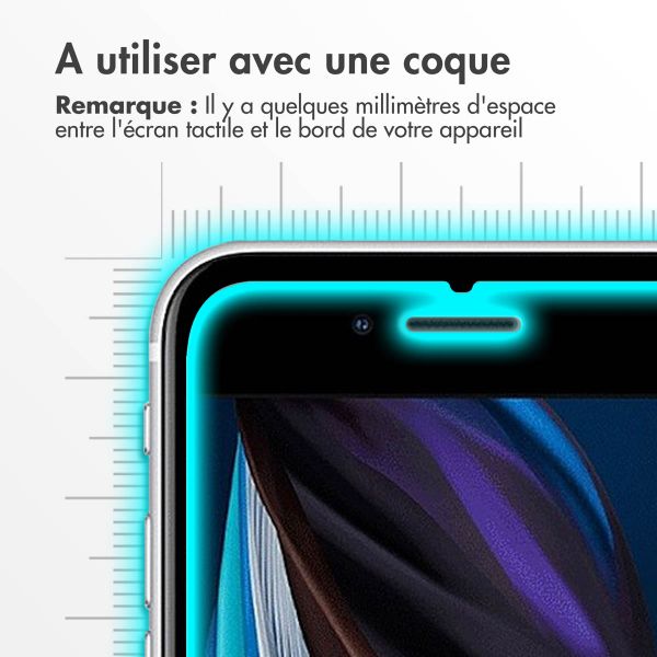 Accezz Protection d'écran en verre trempé Apple iPhone SE (2022 / 2020)