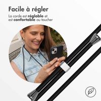 imoshion Coque en silicone avec cordon Samsung Galaxy A57 (5G) - Noir