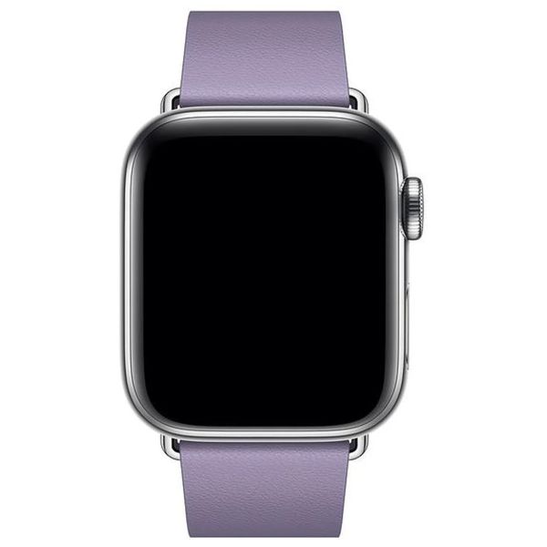 Apple Bracelet Leather Band Modern Buckle Apple Watch | 38/40/41/42 mm - Taille S - Lila