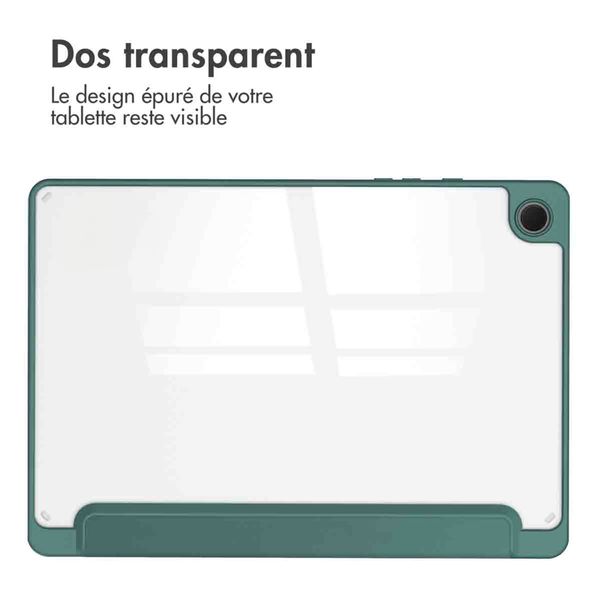 imoshion Coque tablette rigide Trifold Samsung Galaxy Tab A9 Plus - Vert