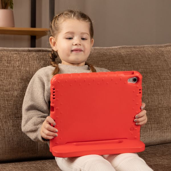 imoshion Coque kidsproof avec poignée Apple iPad 9 (2021) 10.2 pouces / iPad 8 (2020) 10.2 pouces / iPad 7 (2019) 10.2 pouces - Rouge