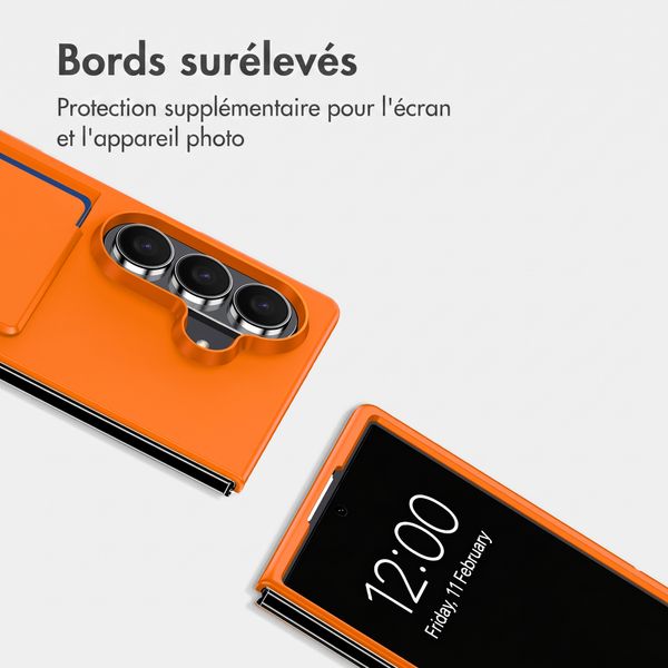 imoshion Backcover avec porte-cartes Samsung Galaxy Z Fold 8 Ultra - Orange