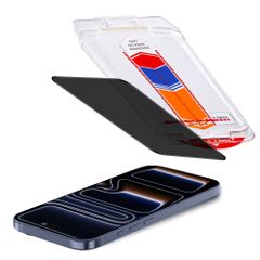 Accezz Protection d'écran en verre trempé avec filtre de confidentialité + Applicateur Apple iPhone 17 Pro