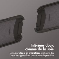 imoshion Coque arrière Color avec cordon amovible et MagSafe Apple iPhone 17 - Black Coffee