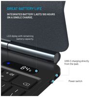 Fixed Étui clavier Typee Apple iPad Pro 11 (2025) M5 / (2024) M4 - QWERTY / NL - Noir