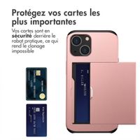 imoshion Coque arrière avec porte-cartes Apple iPhone 13 - Rose Doré