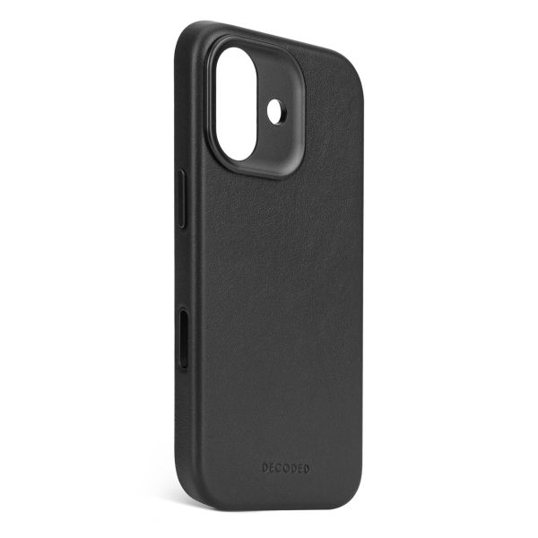 Decoded Coque en cuir MagSafe Apple iPhone 17 - Noir