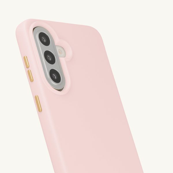 Selencia Coque arrière Rivièra avec MagSafe avec crochets amovibles Samsung Galaxy A57 (5G) - Sorbet Pink