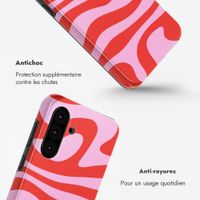 Selencia Coque arrière Vivid Samsung Galaxy A36 / A56 - Dream Swirl Pink