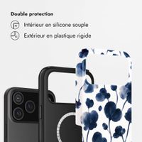 Selencia Coque arrière Vivid avec MagSafe Apple iPhone 18 Pro Max / 17 Pro Max - Midnight Blossom