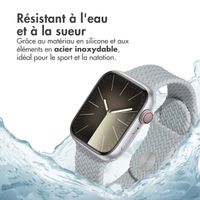 imoshion Bracelet tressé en silicone Apple Watch | 38/40/41/42 mm - Gris
