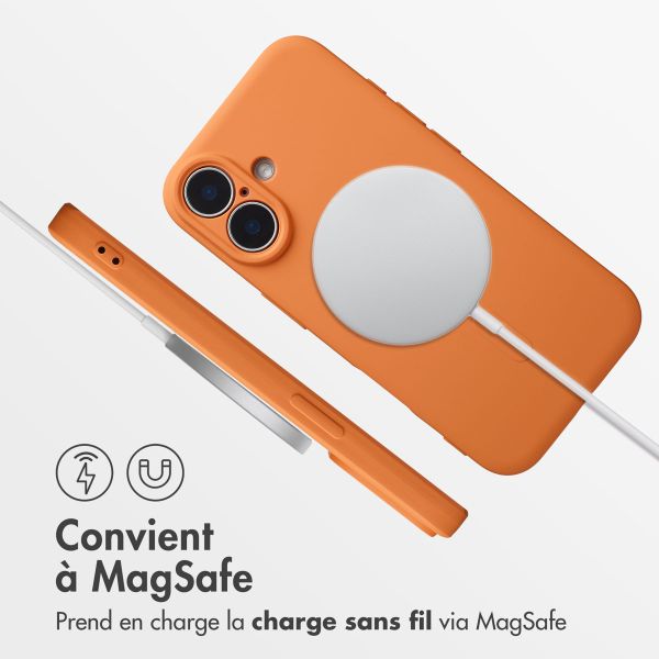 imoshion Coque Couleur avec MagSafe Apple iPhone 17 - Orange