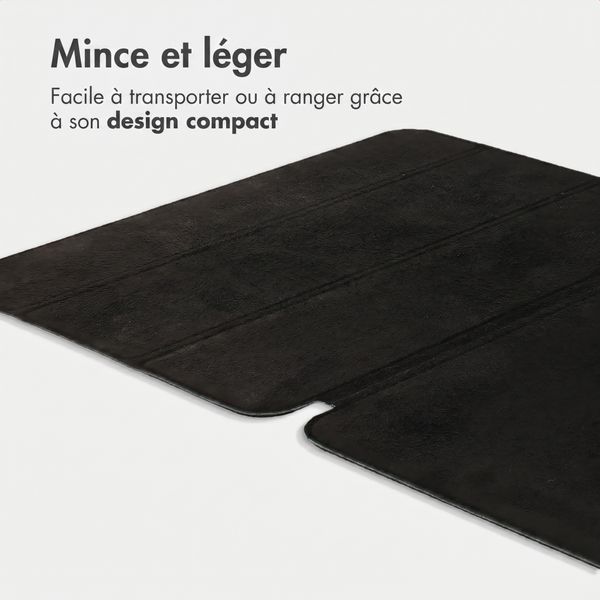 Accezz Coque tablette trifold en cuir Apple iPad Pro 13 (2025) M5 / (2024) M4 - Noir