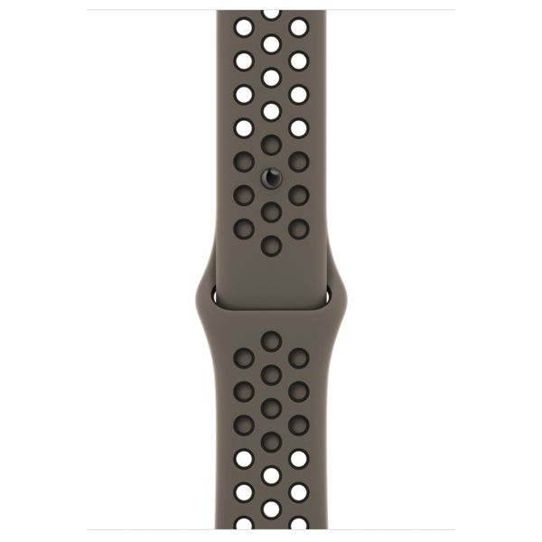 Apple Bracelet Nike Sport Apple Watch | 44/45/46/49 mm - Taille S/M/L - Olive Grey / Black