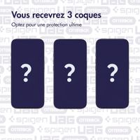 Mystery Box 1 | Trois coques de téléphone Apple iPhone 16 Pro - Robuste et Protégé