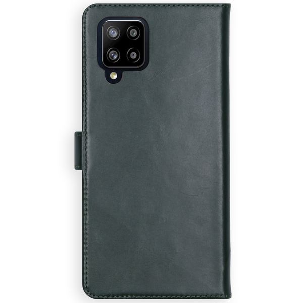 Selencia Étui portefeuille en cuir véritable Samsung Galaxy A42 - Vert