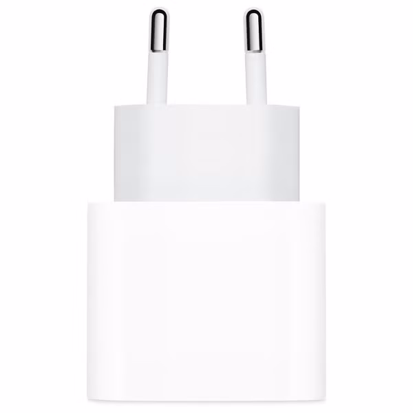Apple Adaptateur secteur USB-C d'origine 20 watts + câble de recharge USB-C vers USB-C d'origine - 2 mètres - Blanc