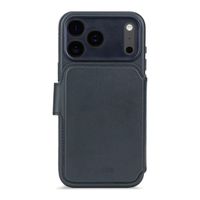 Decoded Portefeuille détachable 2 en 1 en cuir MagSafe Apple iPhone 17 Pro - Navy Shadow