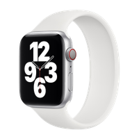 Apple 4 Pack Apple Bracelet Boucle unique en Silicone Apple Watch| 44/45/46/49 mm - Taille 9 - White / Canary Yellow / Storm Blue / Pistachio