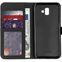 Étui de télephone portefeuille Samsung Galaxy J6 Plus - Noir
