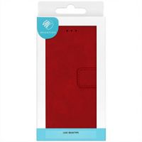 imoshion Étui de télephone portefeuille de luxe Apple iPhone SE (2022 / 2020) / 8 / 7 / 6(s) - Rouge