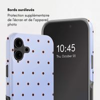 Selencia Coque arrière Vivid Apple iPhone 16 - Happy Dots Digital Sky