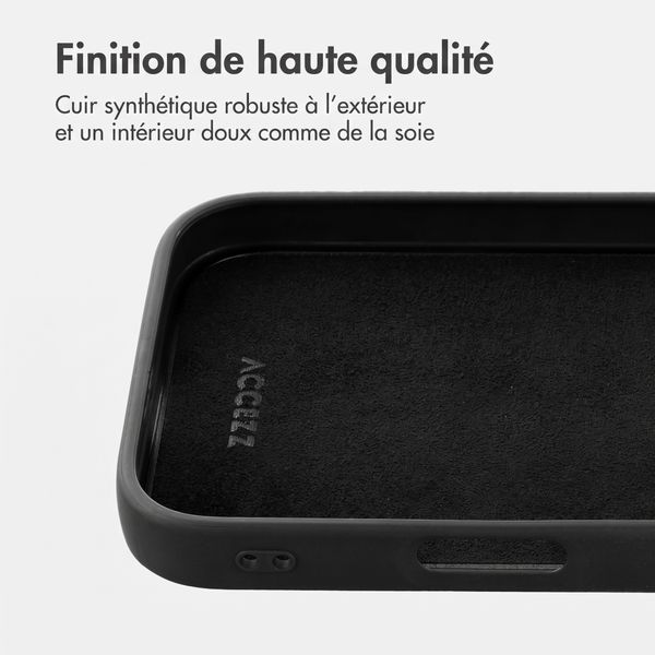 Accezz Coque arrière Edge avec MagSafe Apple iPhone 18 Pro Max / 17 Pro Max - Noir