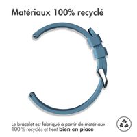 imoshion Bracelet en silicone flexible  - Connexion universelle 20 mm - Bleu