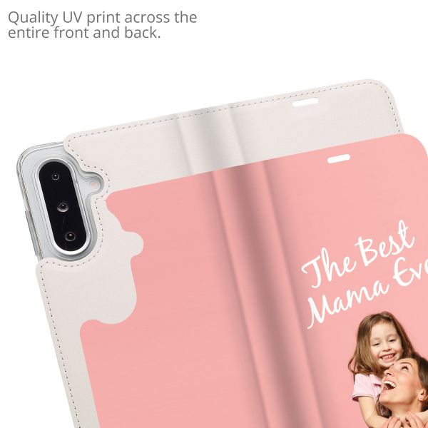 Concevez votre propre housse portefeuille Samsung Galaxy A36 - Blanc