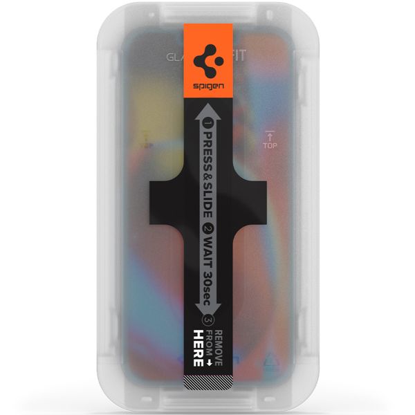 Spigen Protection d'écran en verre trempé GLAStR Fit 2 Paquets + Applicator Apple iPhone 13 Mini