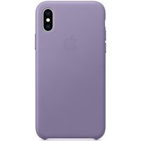 Apple Coque Leather Apple iPhone X / Xs - Lila