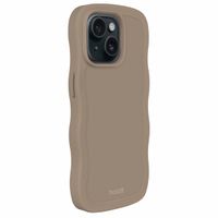 Holdit Coque Wavy Apple iPhone 17e / 16e / 15 / 14 / 13 - Mocha Brown