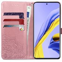 Etui de télephone portefeuille Mandala Samsung Galaxy A51 - Rose
