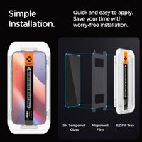 Spigen Protection d'écran en verre trempé GLAStR Privacy Applicator - lot de 2 Apple iPhone 16 Pro Max / 17 Pro Max