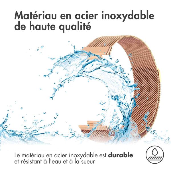 imoshion Bracelet magnétique milanais Huawei Watch Fit 2 - Rose Doré