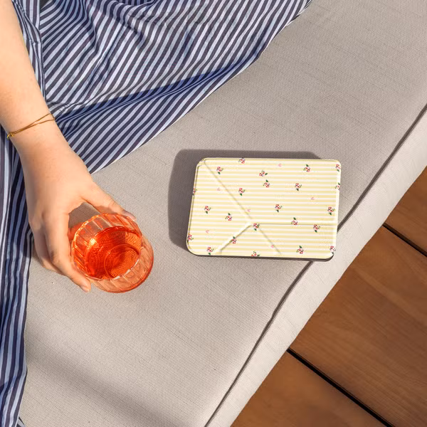 imoshion Étui de liseuse portefeuille design Pliable Kobo Libra Colour - Garden Stripes
