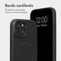 Accezz Coque Grip avec MagSafe Apple iPhone 15 - Noir