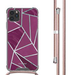 imoshion Coque Design avec cordon Apple iPhone 11 Pro Max - Bordeaux Graphic